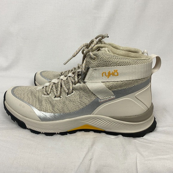 Ryka Trailhead Womens Hiking Boot 8.5 Athletic shoes High Top Sneaker Beige - Picture 4 of 11